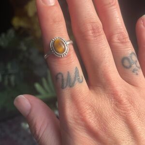 Sterling Silver Tiger’s Eye Ring